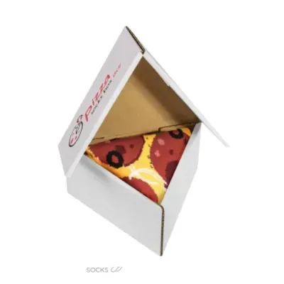 Kolorowe skarpetki | Pizza pepperoni